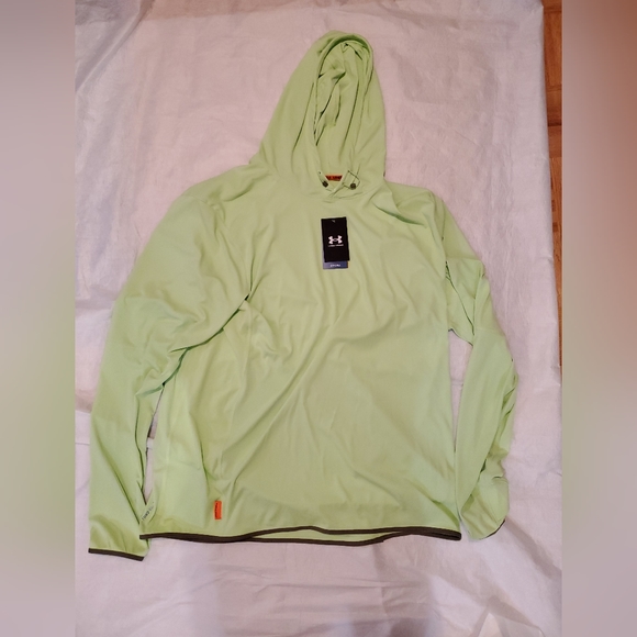 Under Armour Other - Under Armour Iso Chill Lime Green Light Weight Windbreaker Jacket NWT Size XXL